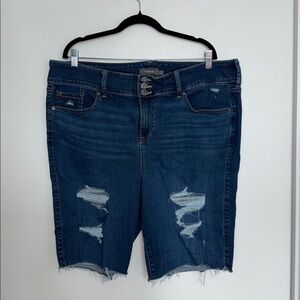 Torrid Dismissed Cut Off Denim Shorts